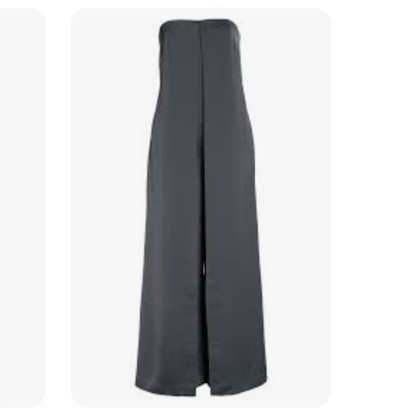 Club Monaco Strapless Satin jumpsuit New Size 2 - Picture 4 of 16